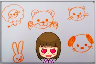 子供が喜ぶお絵かき見本動物のイラスト5選 書き方やコツをわかりやすく解説